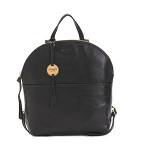 Margo Leather Backpack Black